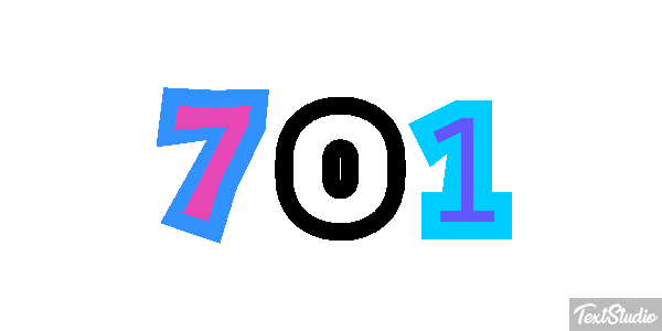 701 Efecto de texto