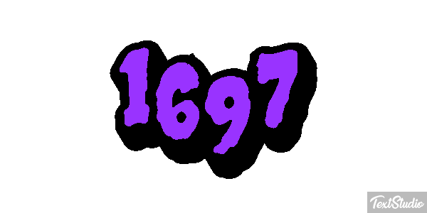 1697 Tekst effect