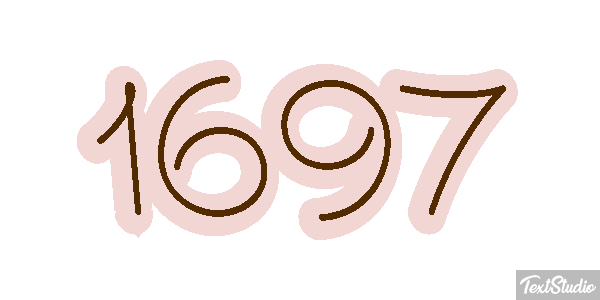 1697 Tekst effect