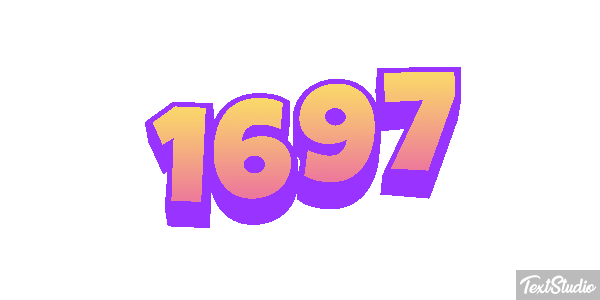1697 Tekst effect