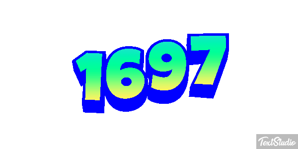 1697 Tekst effect