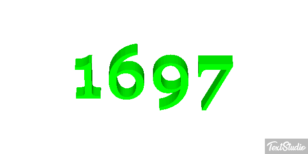 1697 Tekst effect