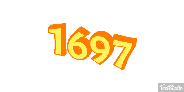 1697 Tekst effect
