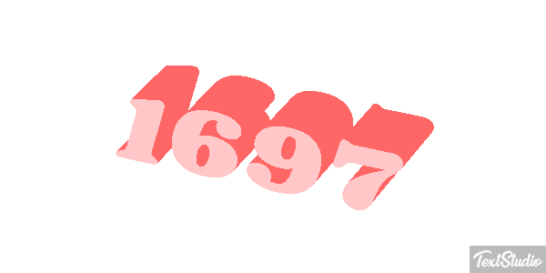 1697 Tekst effect