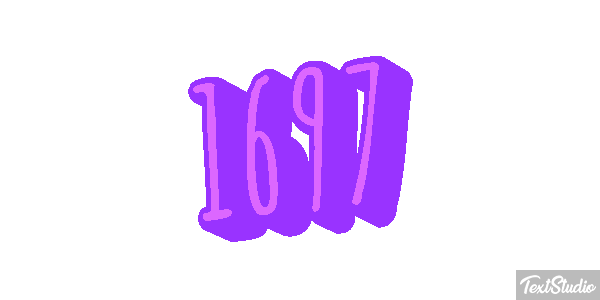 1697 Tekst effect
