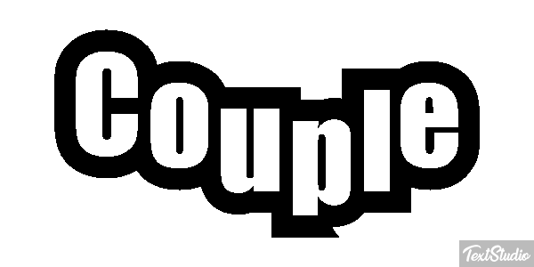 Couple Tekst effect