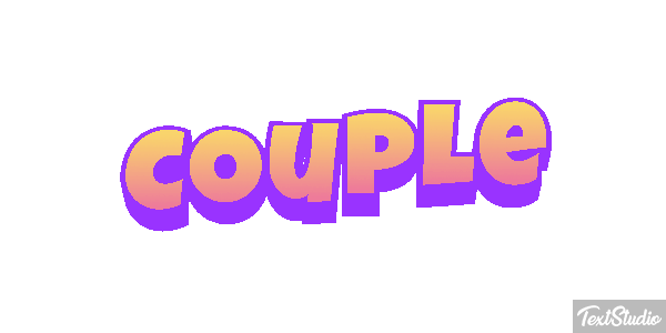 Couple Tekst effect