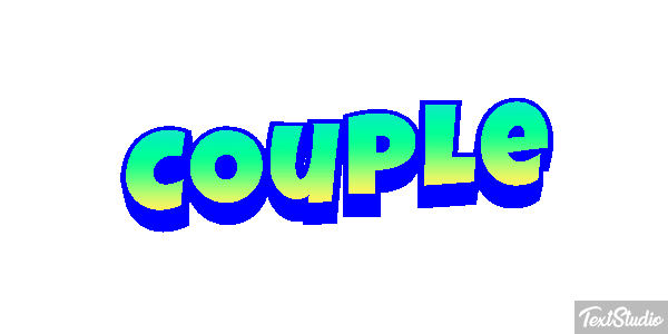 Couple Tekst effect