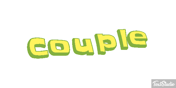 Couple Tekst effect