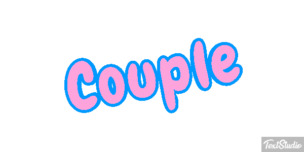 Couple Tekst effect