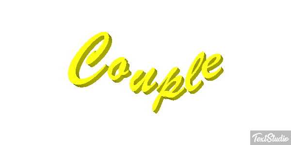 Couple Tekst effect