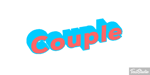 Couple Tekst effect