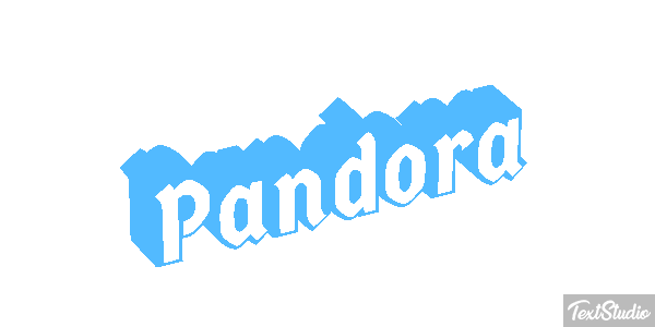 Pandora Tekst effect