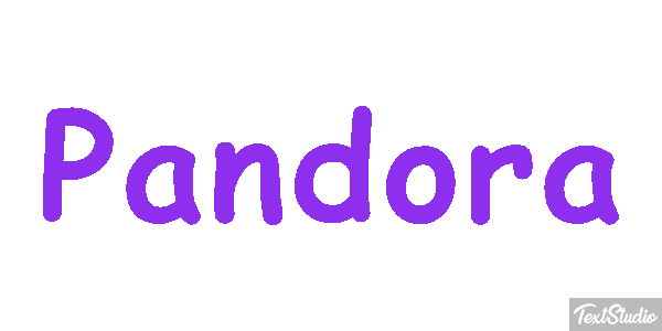 Pandora Tekst effect