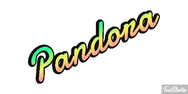 Pandora Tekst effect