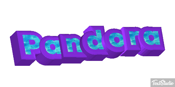 Pandora Tekst effect