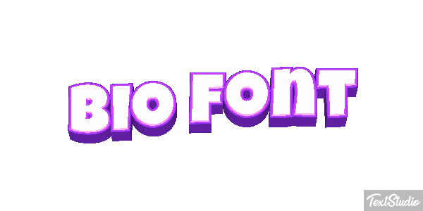 Bio Font Metin efekti