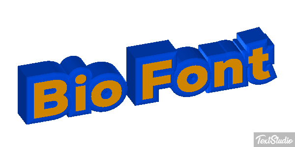 Bio Font Metin efekti