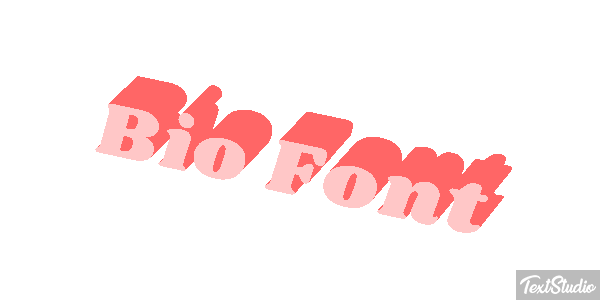 Bio Font Metin efekti