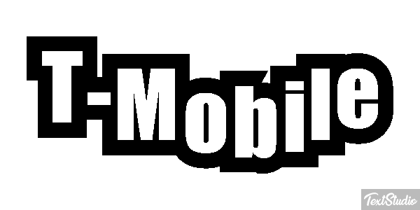 T-Mobile Text effect