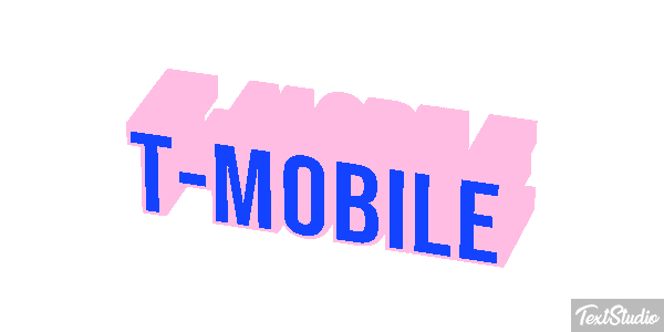 T-Mobile Text effect