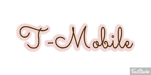 T-Mobile Text effect