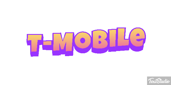 T-Mobile Text effect