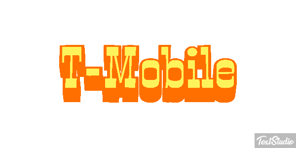 T-Mobile Text effect