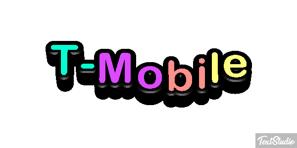 T-Mobile Text effect