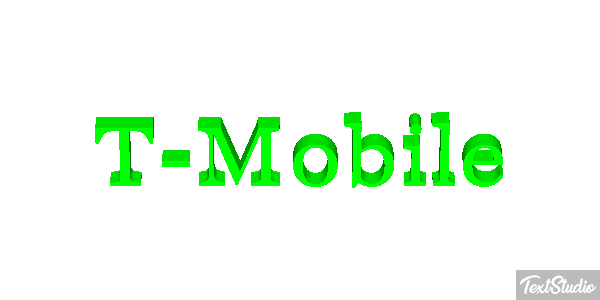 T-Mobile Text effect