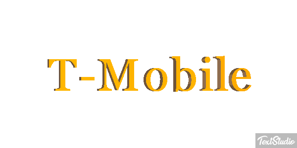 T-Mobile Text effect