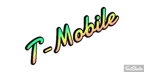 T-Mobile Text effect