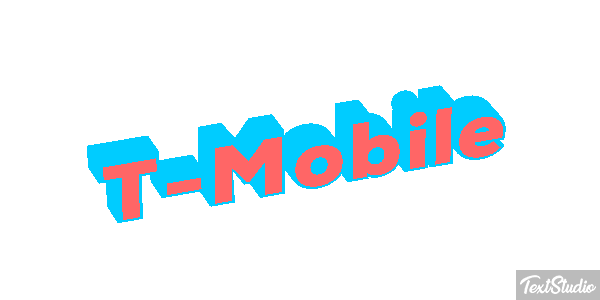 T-Mobile Text effect