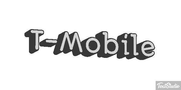 T-Mobile Text effect