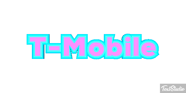 T-Mobile Text effect