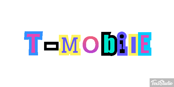T-Mobile Text effect