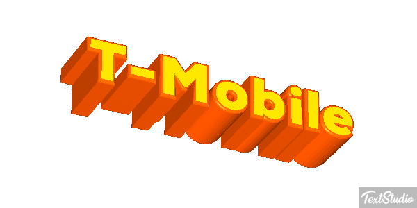 T-Mobile Text effect