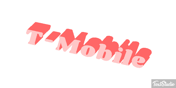 T-Mobile Text effect