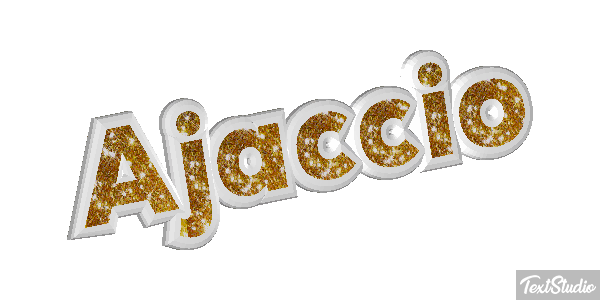 Ajaccio Texteffekt