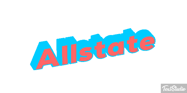 Allstate Текстовый эффект