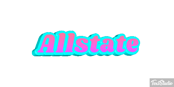Allstate Текстовый эффект