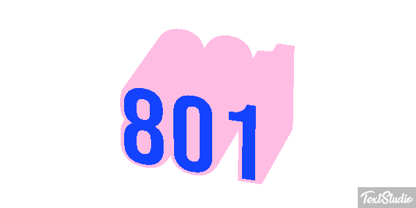 801 Effetto testo
