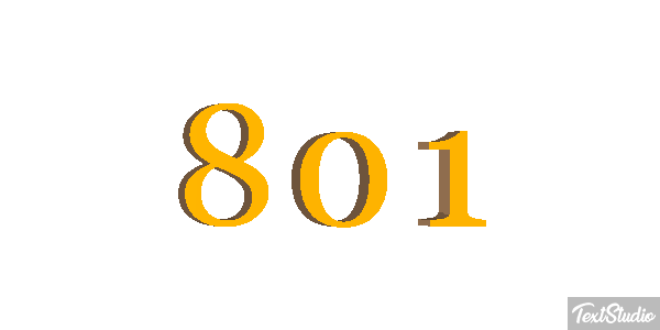 801 Effetto testo