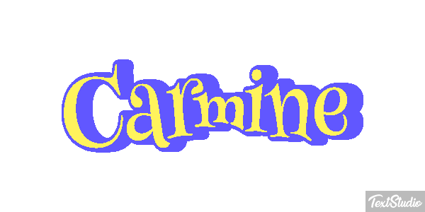 Carmine テキスト効果