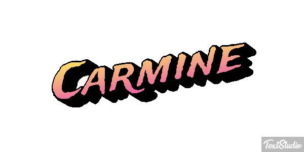 Carmine テキスト効果