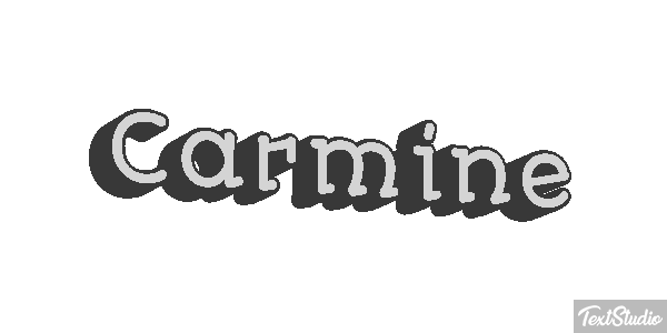 Carmine テキスト効果