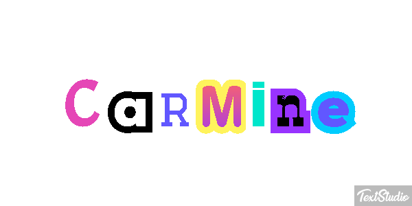 Carmine テキスト効果