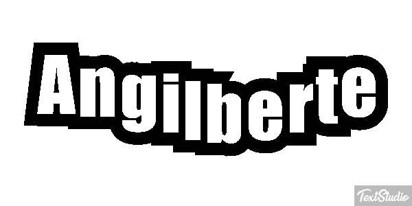 Angilberte Tekst effect