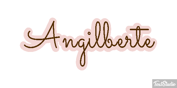 Angilberte Tekst effect