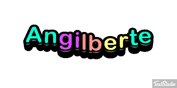 Angilberte Tekst effect